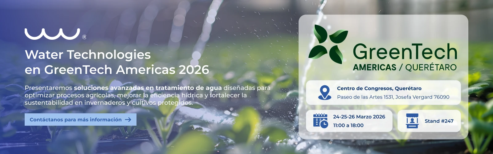 Soluciones integrales de tratamiento de agua