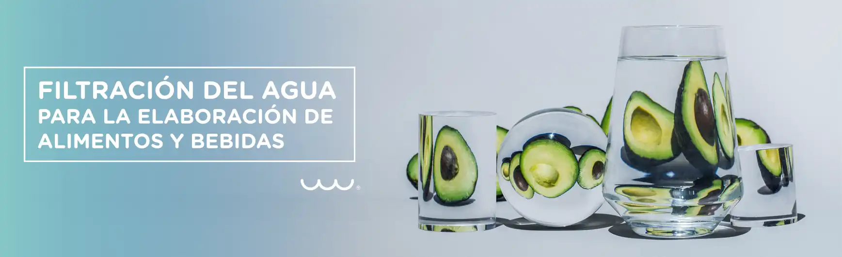 Filtración del agua para la elaboración de alimentos y bebidas.