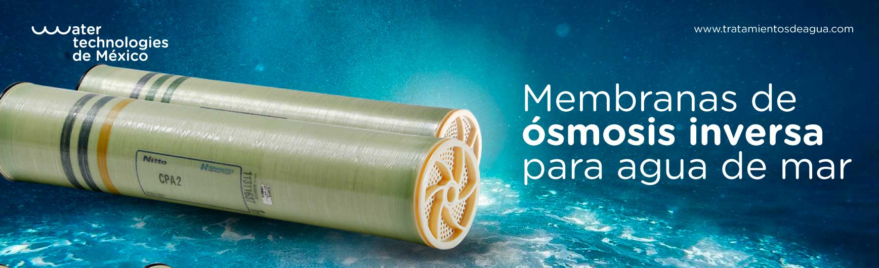 Membranas de ósmosis inversa para agua de mar: desalinización eficiente y sostenible.