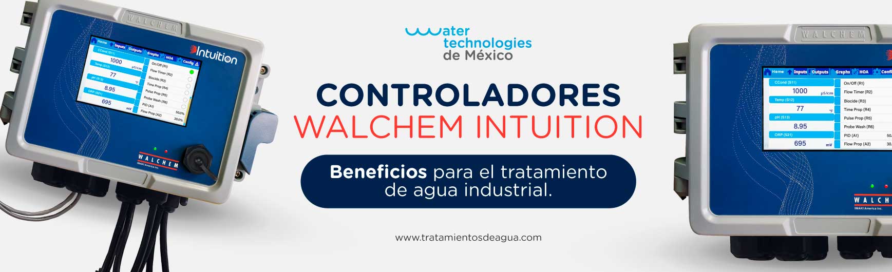 Beneficios de controladores para el tratamiento de agua industrial.