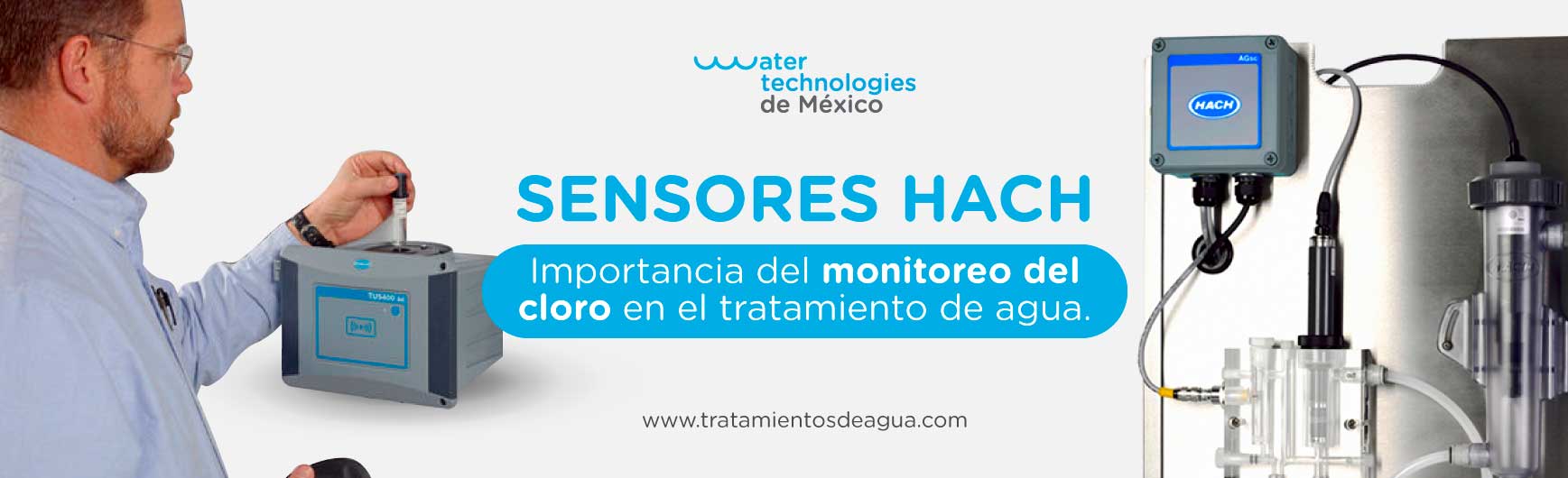 Importancia del monitoreo del cloro en el tratamiento de agua.