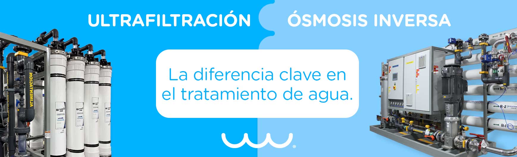 Ultrafiltración vs Ósmosis Inversa: La diferencia clave en el tratamiento de agua.