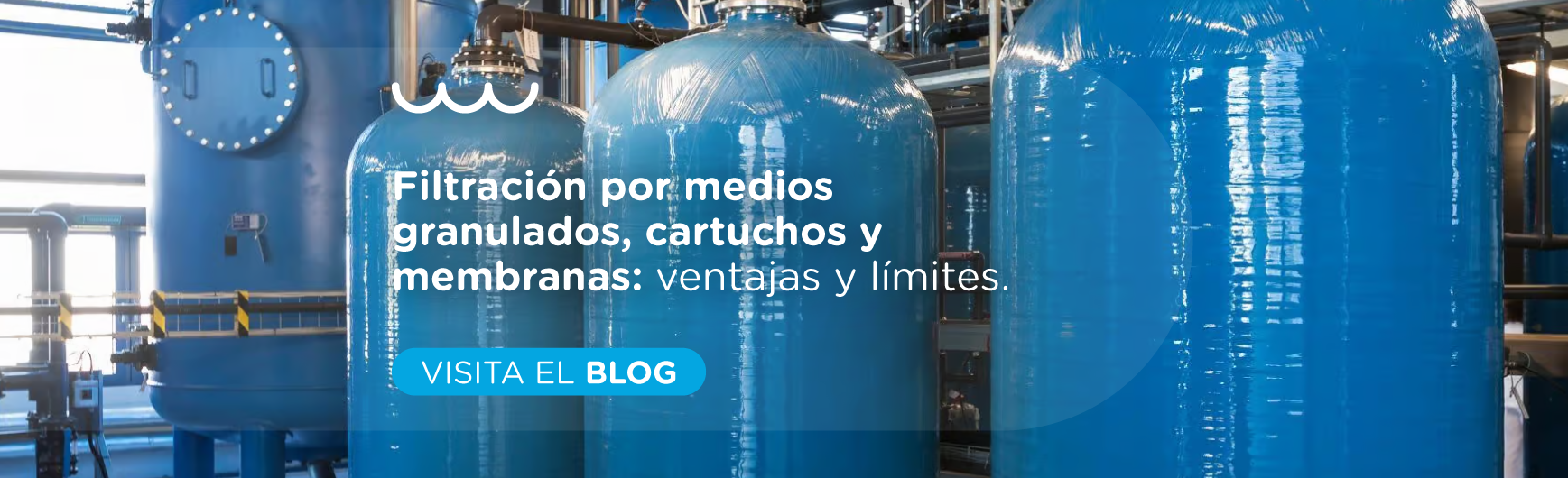 Filtración por medios granulados, cartuchos y membranas: ventajas y límites.
