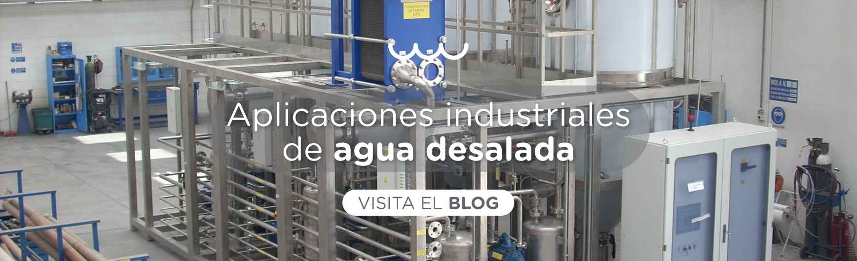 Aplicaciones industriales de agua desalada