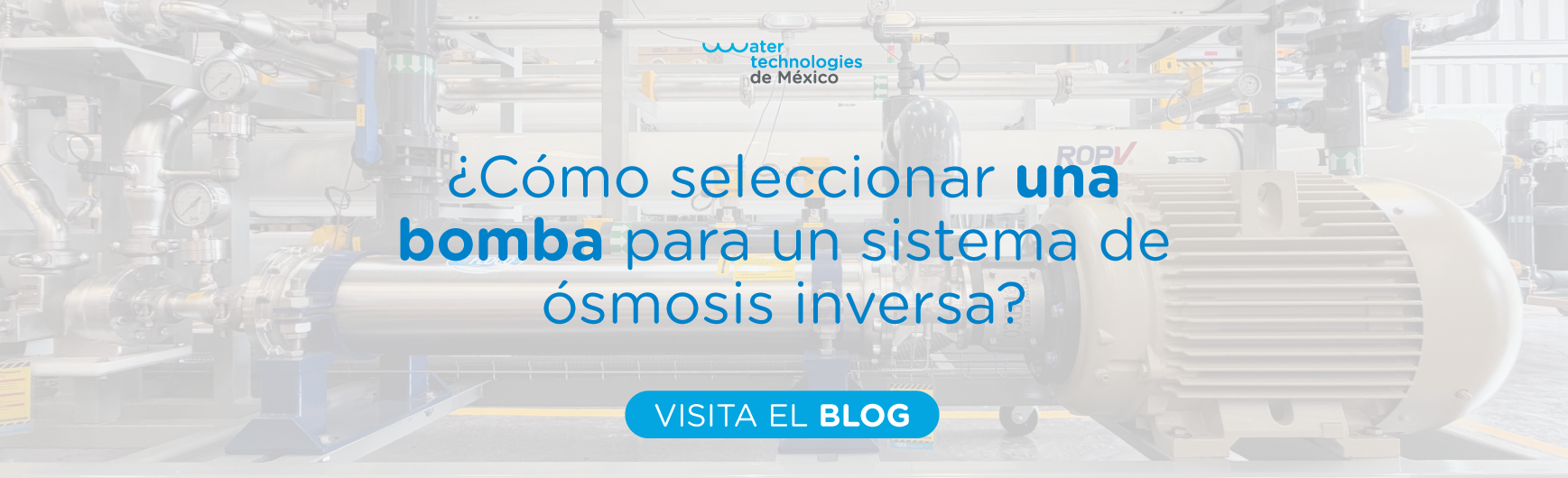 ¿Cómo seleccionar una bomba para un sistema de ósmosis inversa?