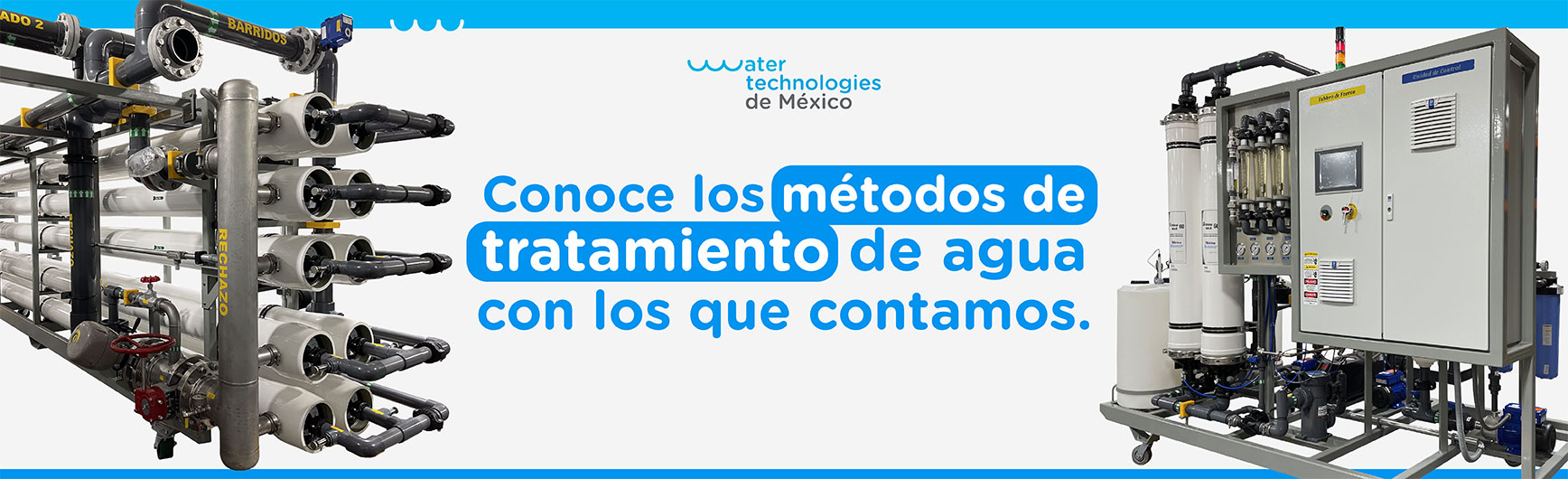 Conoce los métodos de tratamiento de agua con los que contamos.