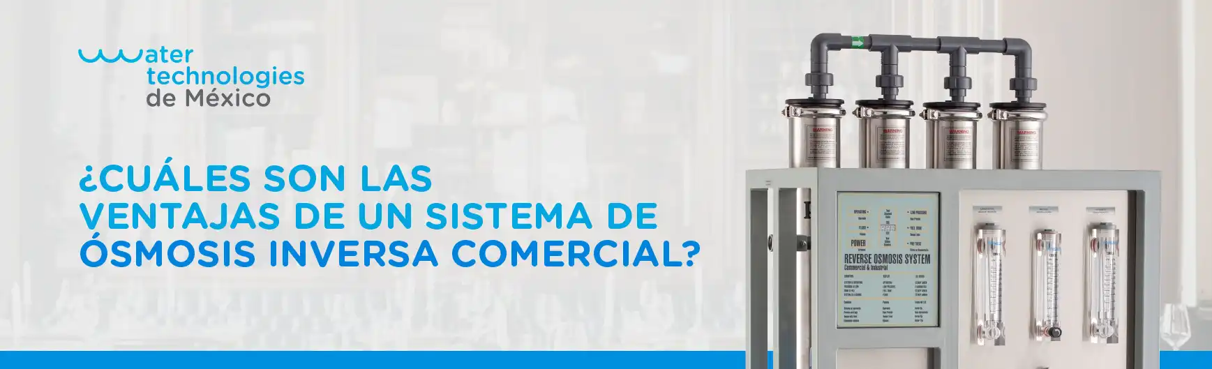 ¿Cuáles son las ventajas de un sistema de ósmosis inversa comercial?