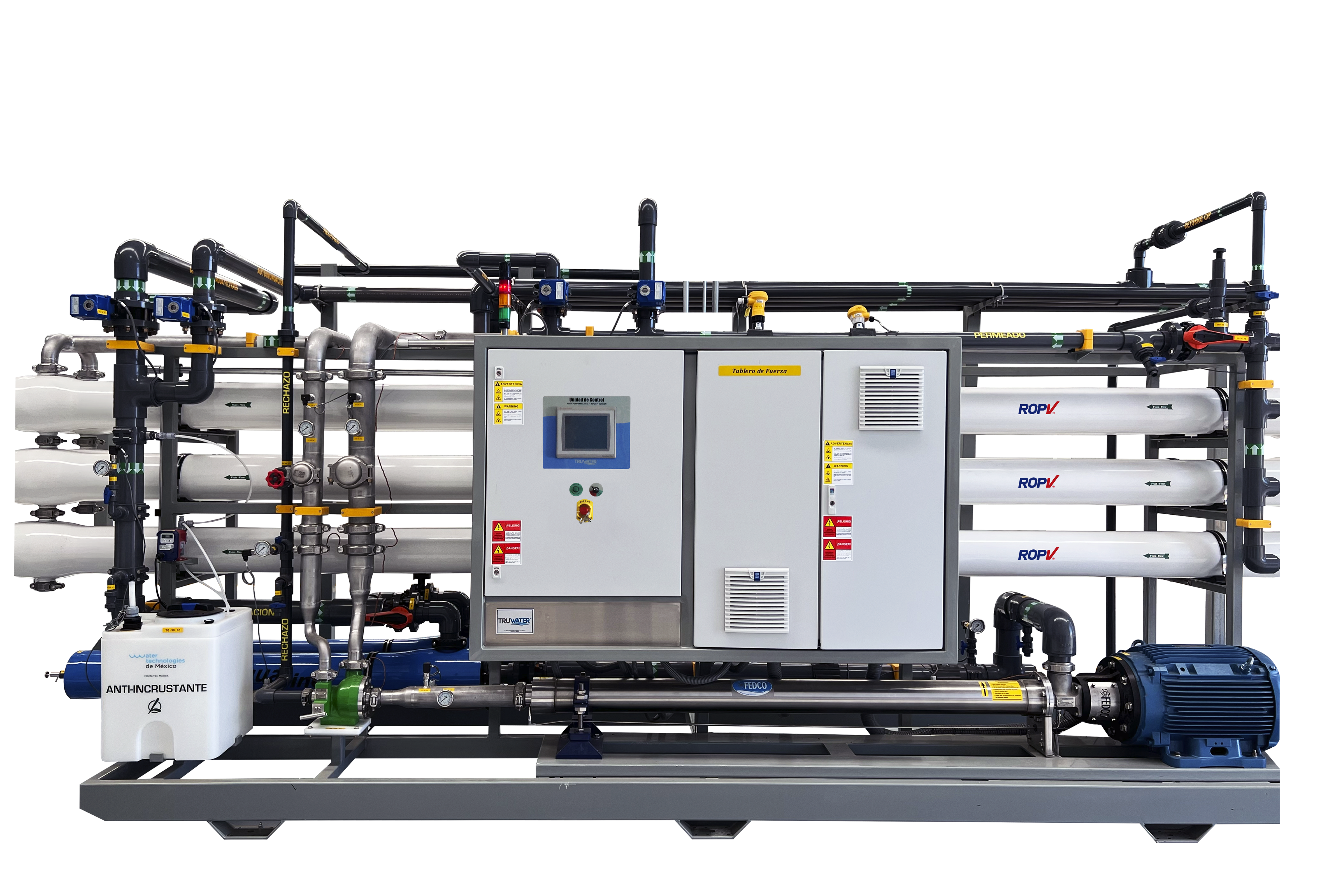 Sistemas de osmosis inversa industriales