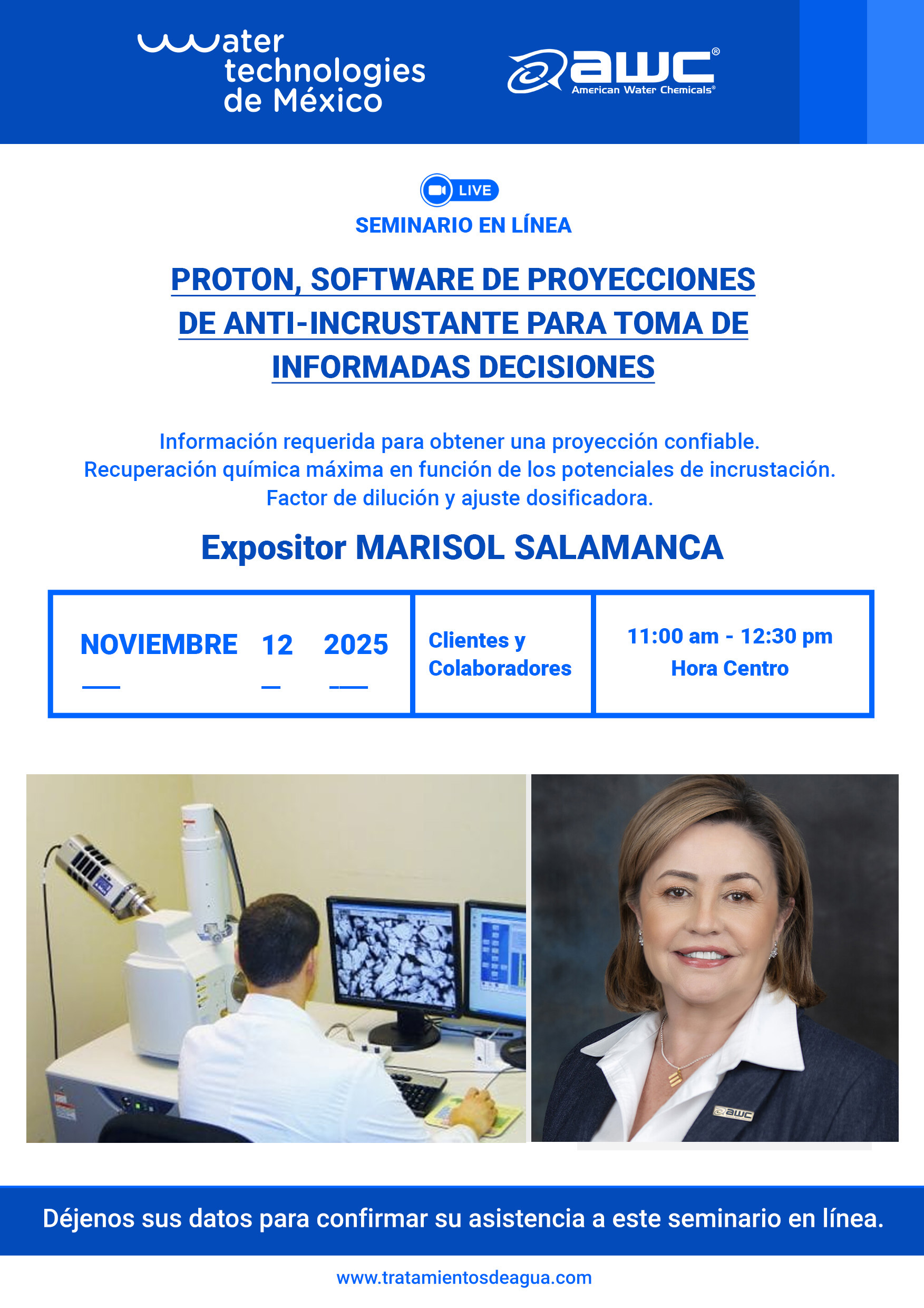 Proton - Software de proyecciones de anti-incrustante.