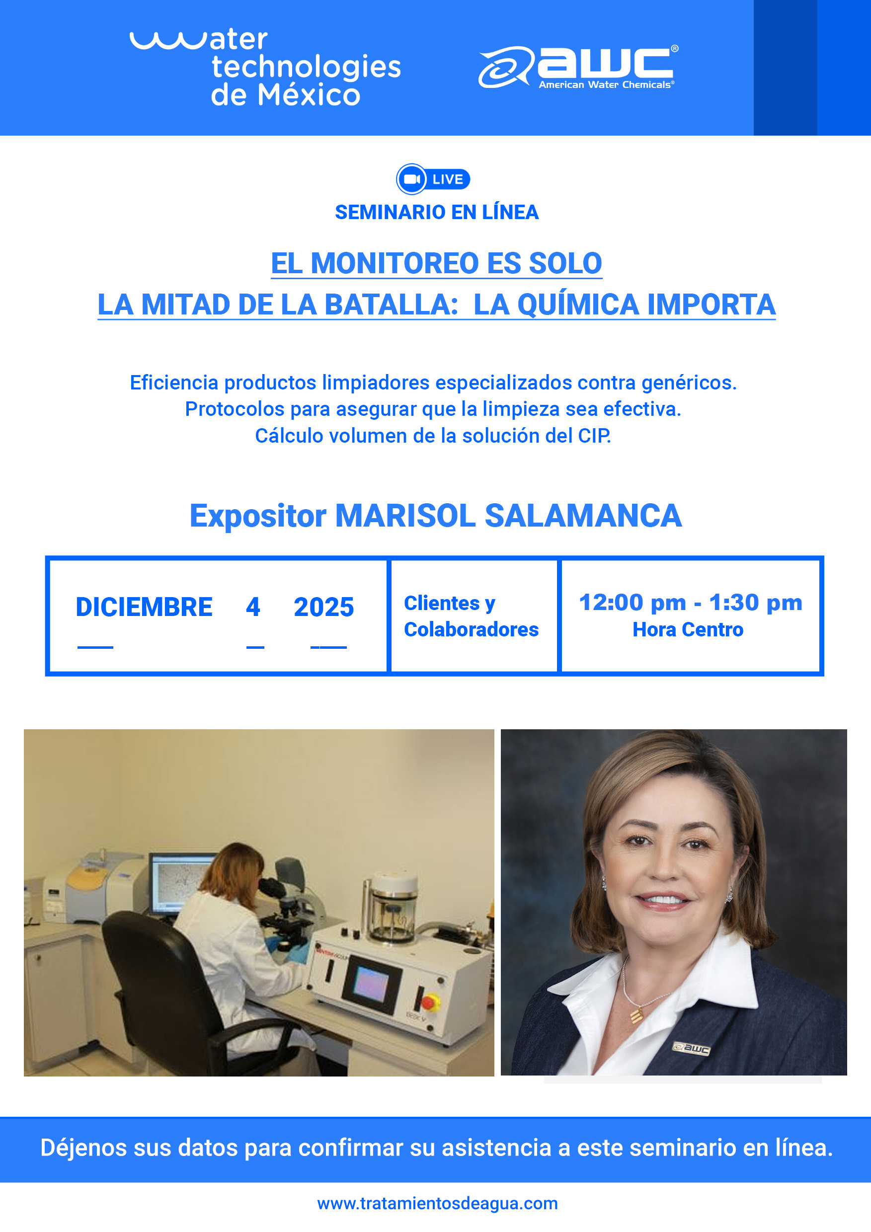 El monitoreo es solo la mitad de la batalla:  La Química Importa